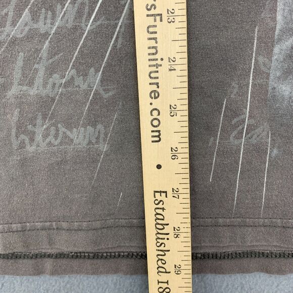 BOB MARLEY Hit Me with Music T Shirt Adult Large Y2K Faded Crewneck - Picture 9 of 16